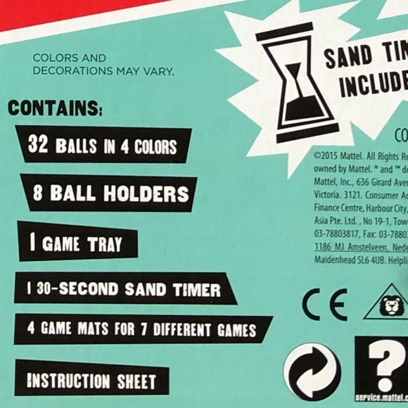 Bounce Off Blow Out Game (2-4players) Twice the Balls In 4 Different Colors - Picture 12 of 16